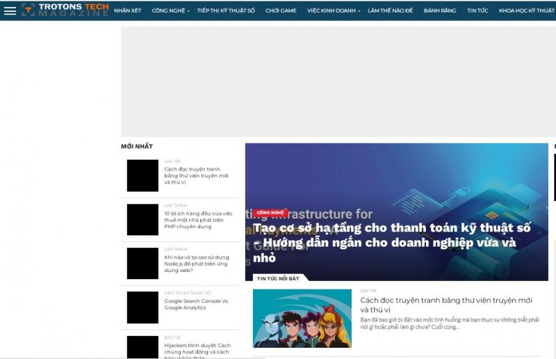 Trotons Tech Magazine nơi chắp cánh cho ý tưởng mới