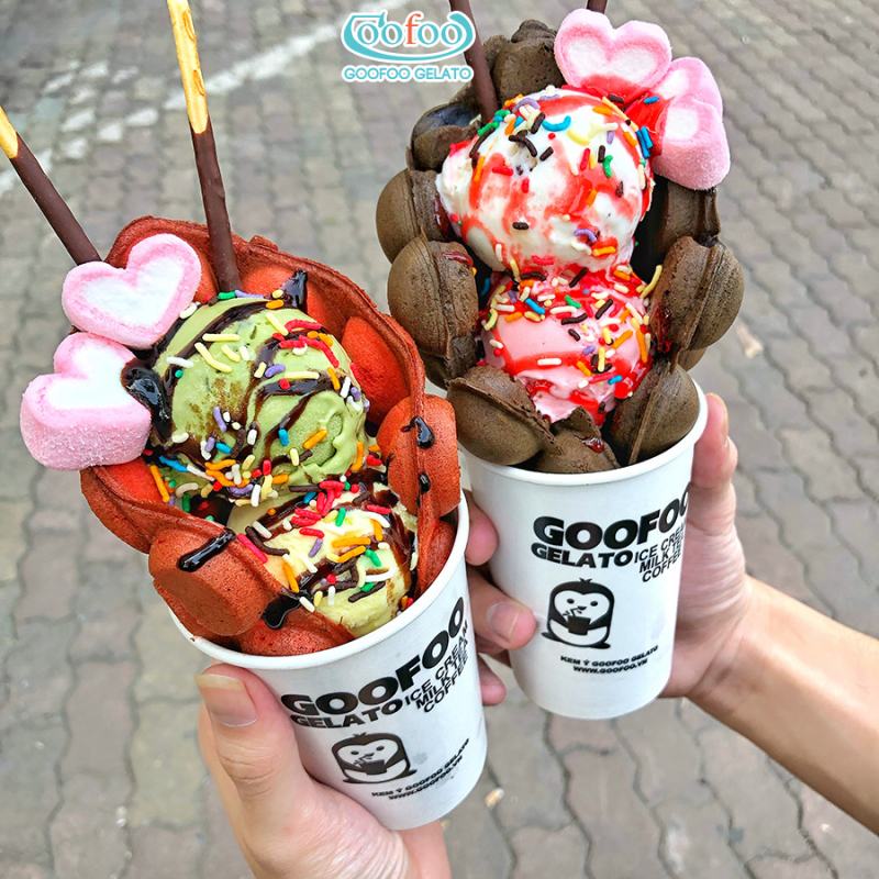 Thưởng thức kem dừa ngon tuyệt tại Goofoo Gelato—nơi hương vị tinh tế hòa quyện cùng không gian check-in đẹp mê hồn trong lòng thành phố
