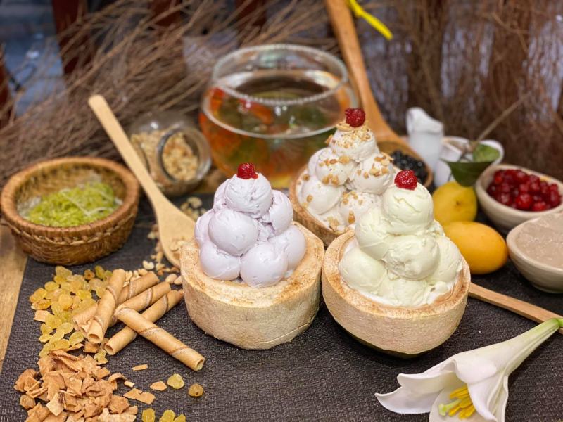 Yên tâm thưởng thức kem sạch tại Kem Dừa - Kem Côn Đảo Dừa Đất, nơi đội ngũ tận tâm cam kết mang đến chất lượng và vệ sinh tuyệt đối