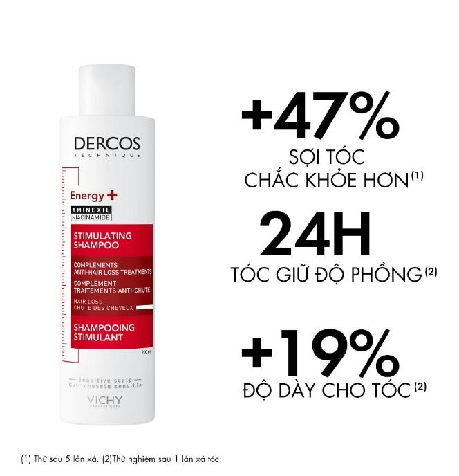 Vichy Dercos Energising Aminexil Stimulating Shampoo Hairloss