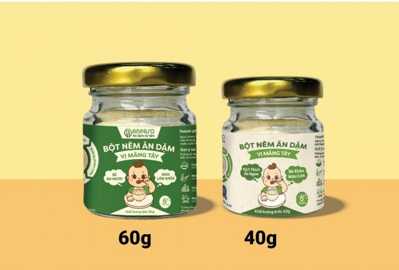 Hạt nêm ăn dặm vị rau củ Anpaso